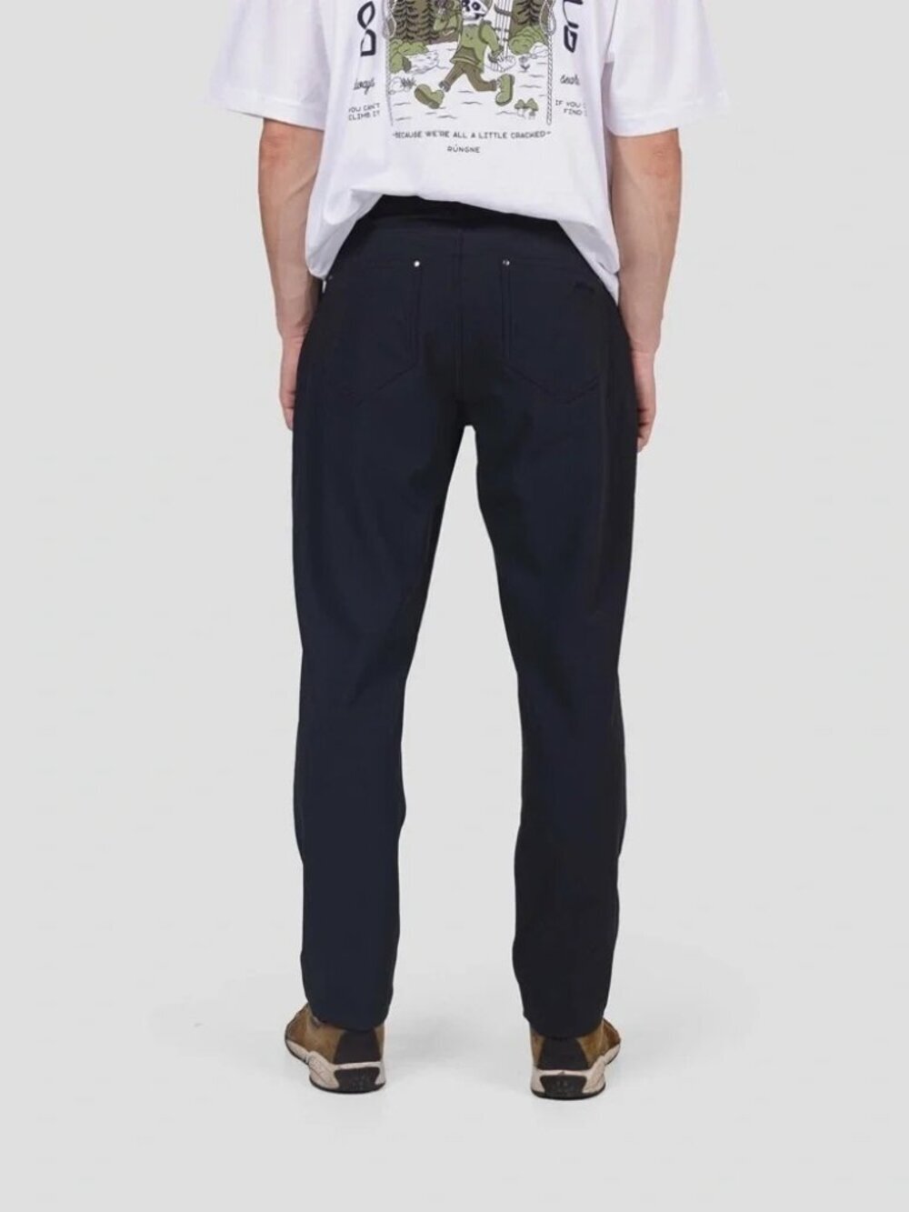 RÚNGNE Anchor Pants Men - Navy - Medium